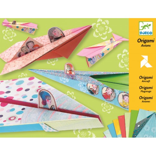 Creeaza origami cu avioane pentru fete djeco Djeco imagine 2022 protejamcopilaria.ro
