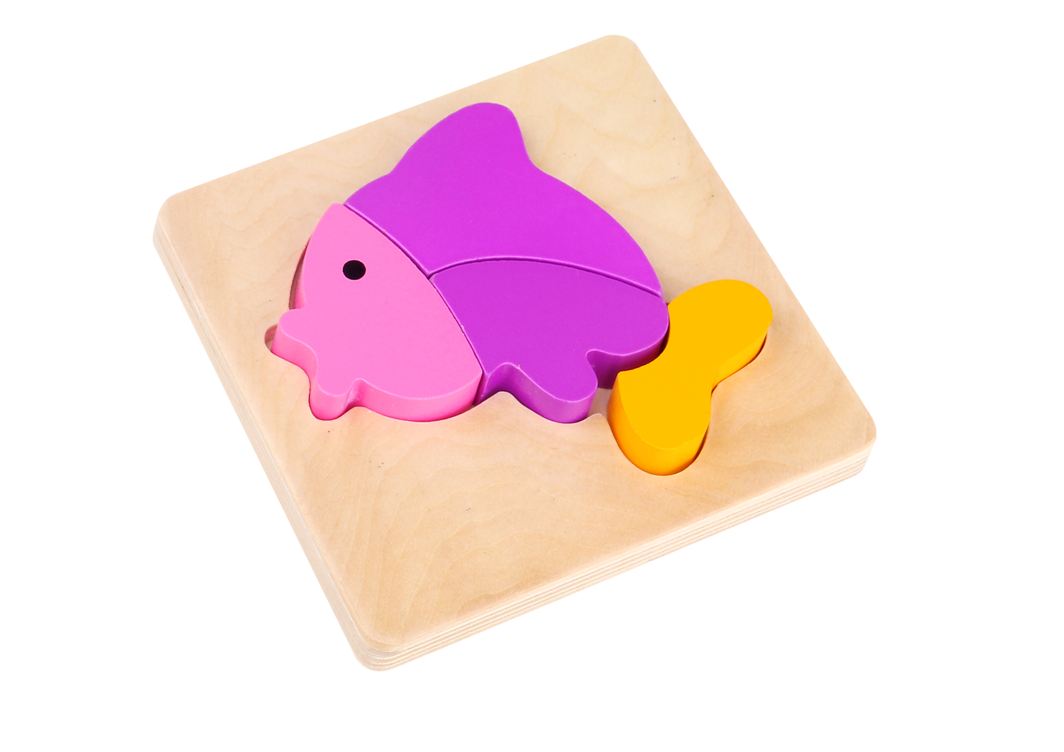 Mini puzzle lemn pestisor tooky toy