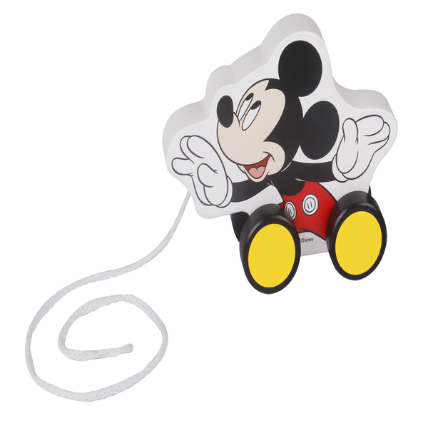 Mickey mouse jucarie de tras din lemn disney imagine