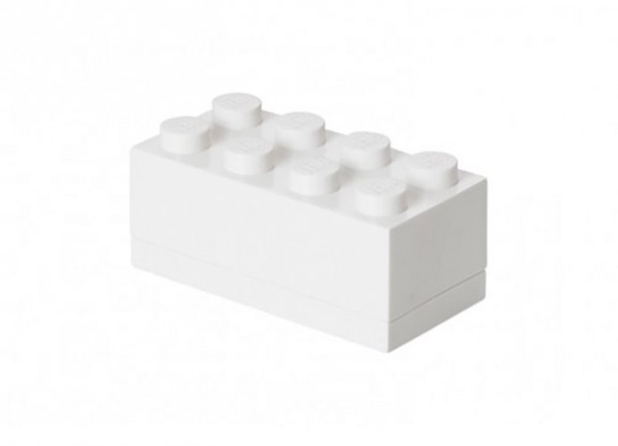 Mini cutie depozitare lego 2×4 alb kizo.ro imagine 2022 protejamcopilaria.ro