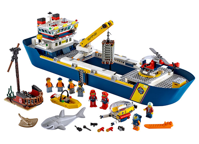 Nava de explorare a oceanului lego city - 2