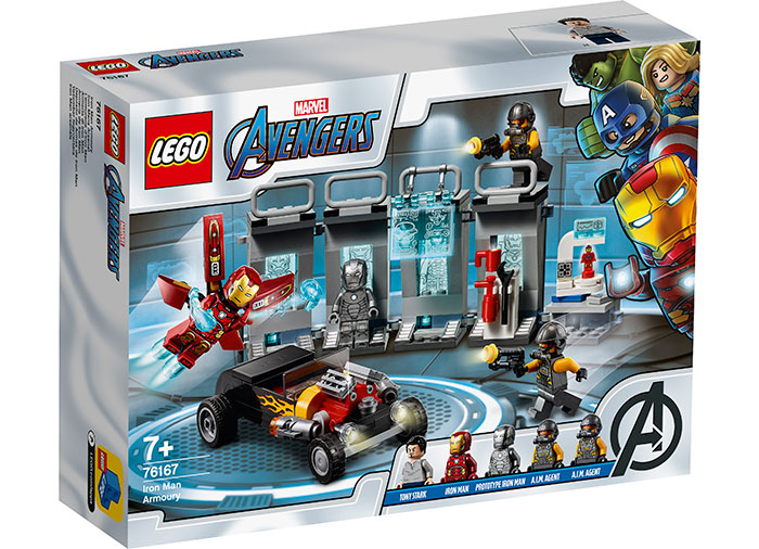 Arsenalul lui iron man lego marvel super heroes