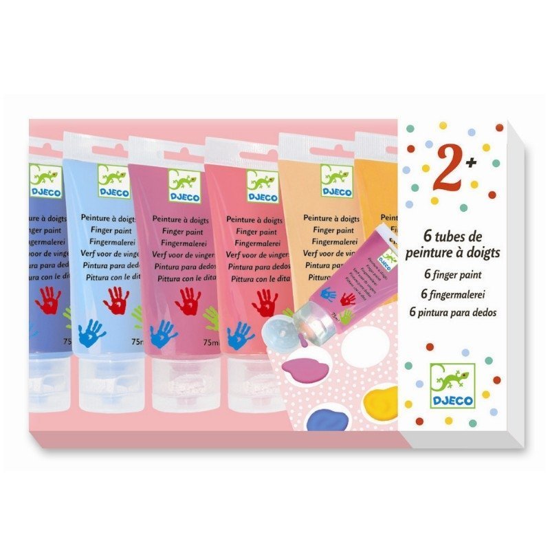 6 culori sweet de pictat cu mana djeco Djeco imagine 2022 protejamcopilaria.ro