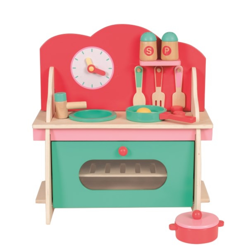 Mini bucatarie din lemn pentru copii egmont toys