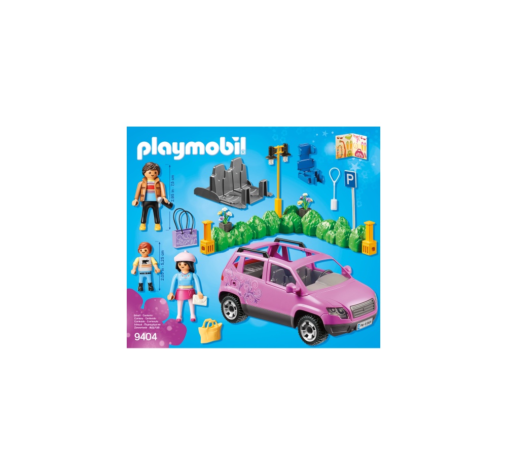 Masina de familie cu loc de parcare playmobil city life - 1