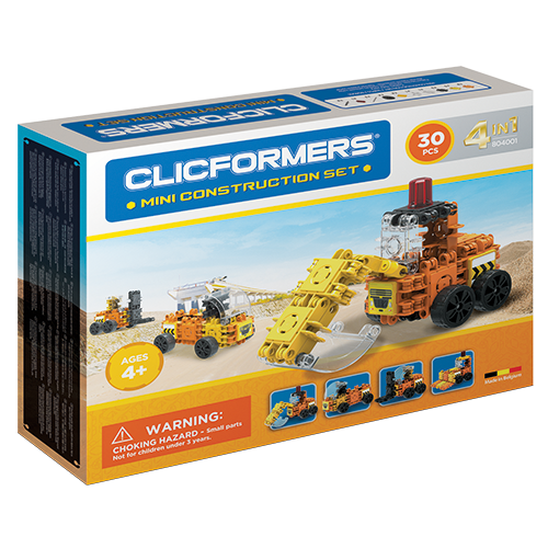 Set constructie clicformers mini set santier 30 piese clics toys