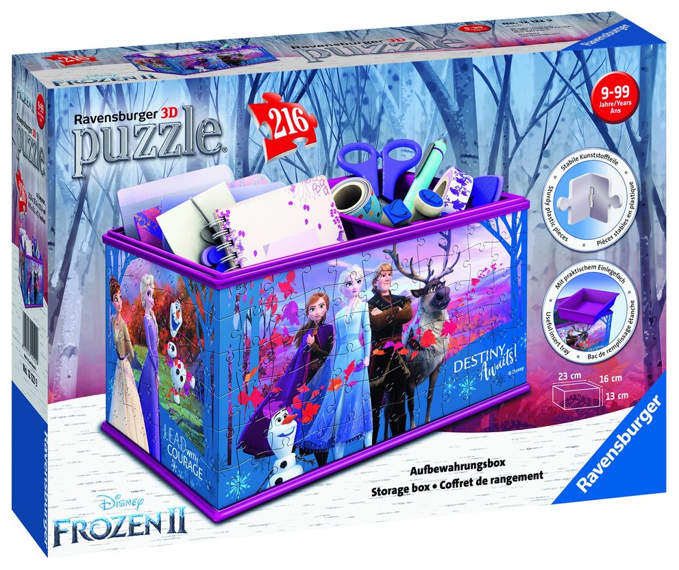 Puzzle 3d cutie depozitat frozen 216 piese ravensburger