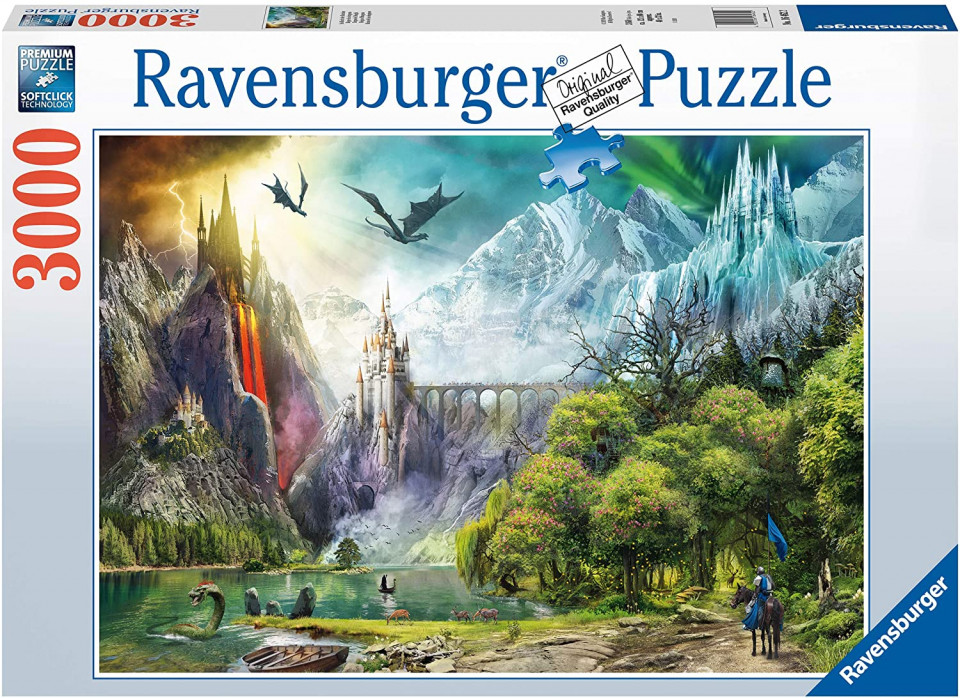 Puzzle adulti domnia dragonilor 3000 piese ravensburger