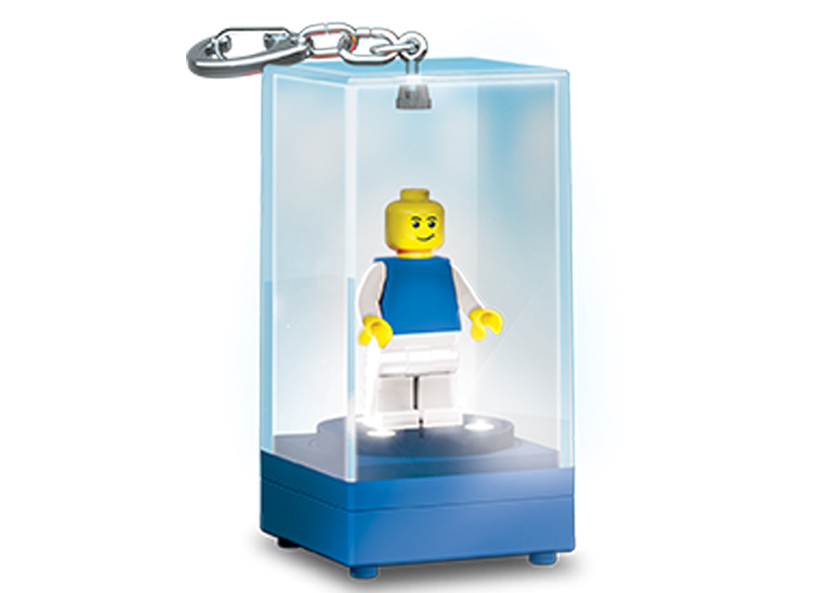 Breloc lanterna cutie albastra lego imagine
