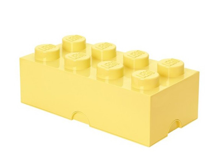 Cutie depozitare lego 2×4 galben deschis kizo.ro imagine 2022 protejamcopilaria.ro