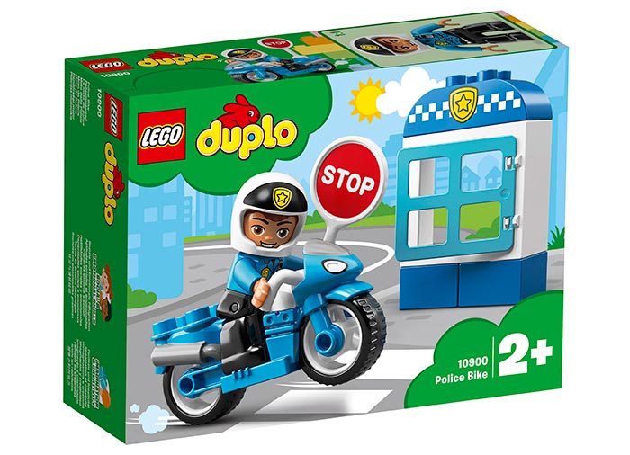 Motocicleta de politie lego duplo