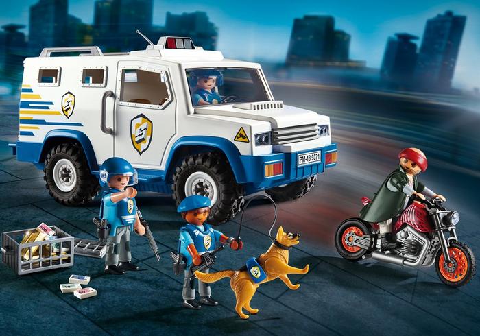 Masina de politie blindata playmobil city action - 1