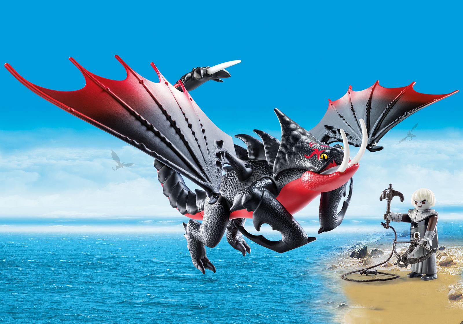 Deathgripper si grimmel playmobil dragons - 1