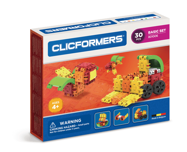 Set constructie clicformers basic 30 piese clics toys Clics Toys imagine 2022 protejamcopilaria.ro