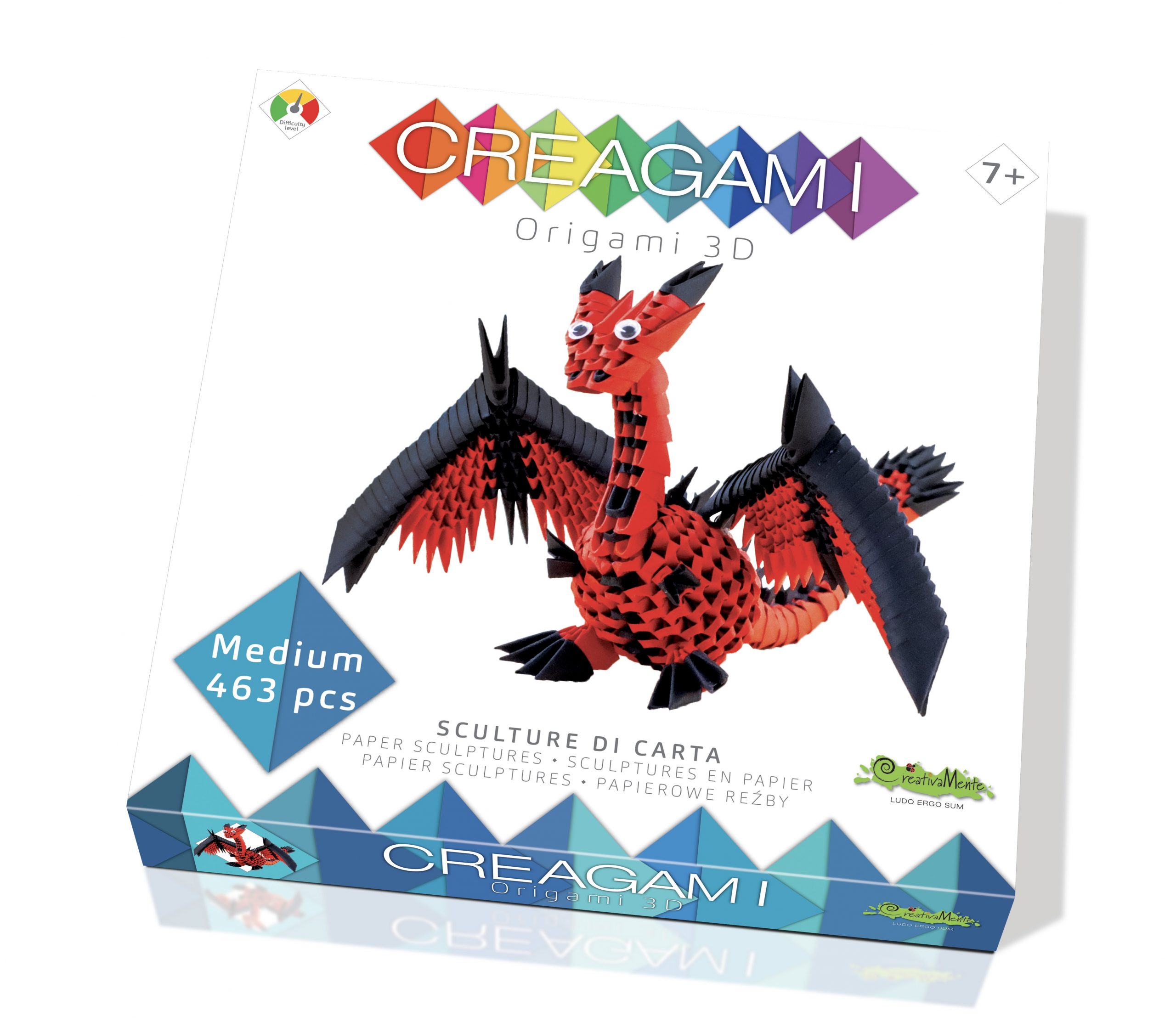 Creagami dragon origami 3d creativamente CreativaMente imagine 2022 protejamcopilaria.ro