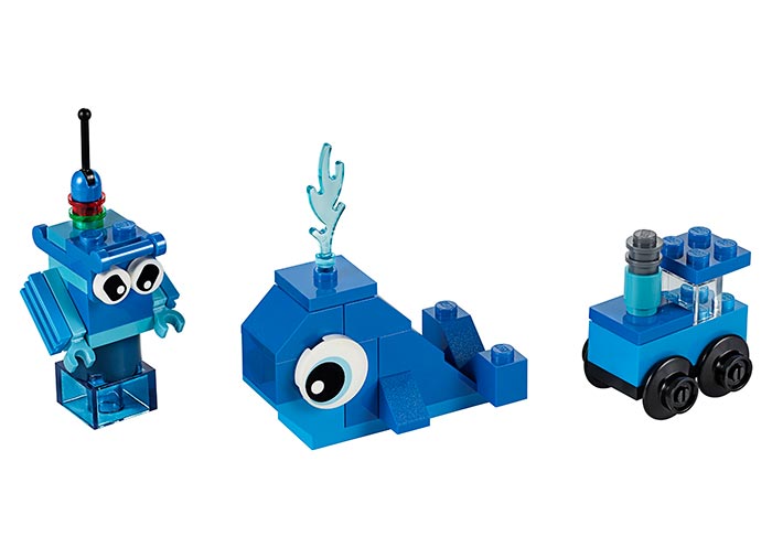 Caramizi creative albastre lego classic - 1