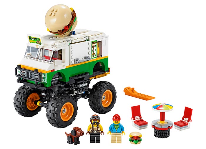 Camion gigant cu burger lego creator - 2