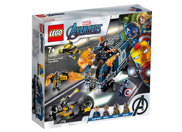 Razbunatorii camionului lego marvel super heroes