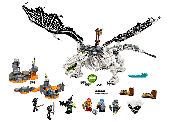 Dragonul vrajitorului craniu lego ninjago - 2