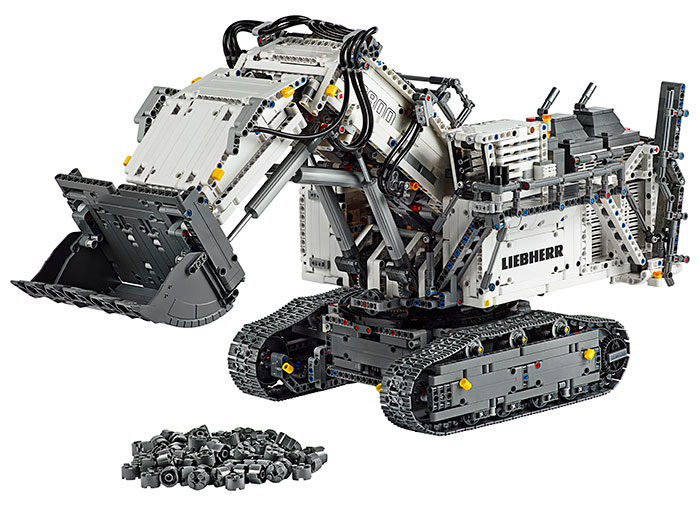 Excavator liebherr r 9800 lego technic - 2