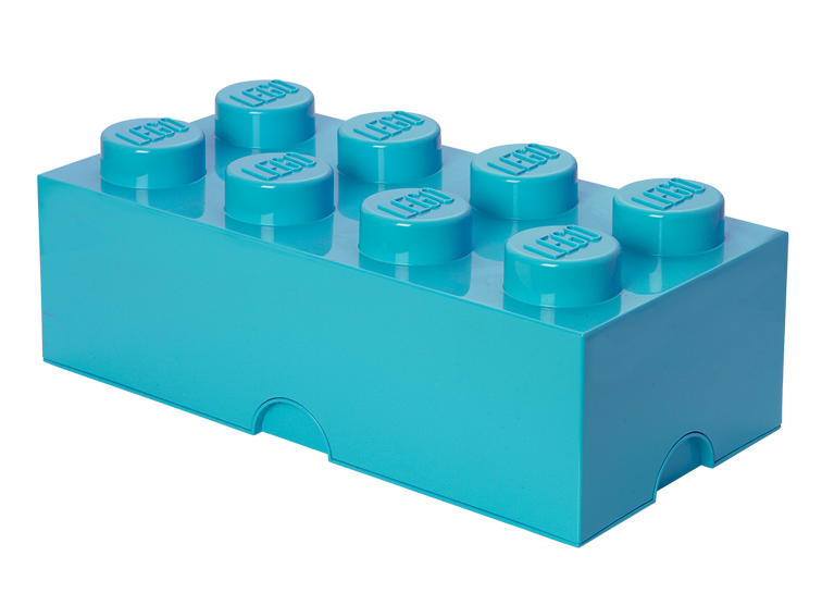 Cutie depozitare lego 2×4 albastru turcoaz kizo.ro imagine 2022 protejamcopilaria.ro