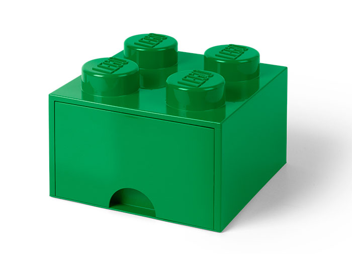 Cutie depozitare lego 2×2 cu sertar verde kizo.ro imagine 2022 protejamcopilaria.ro