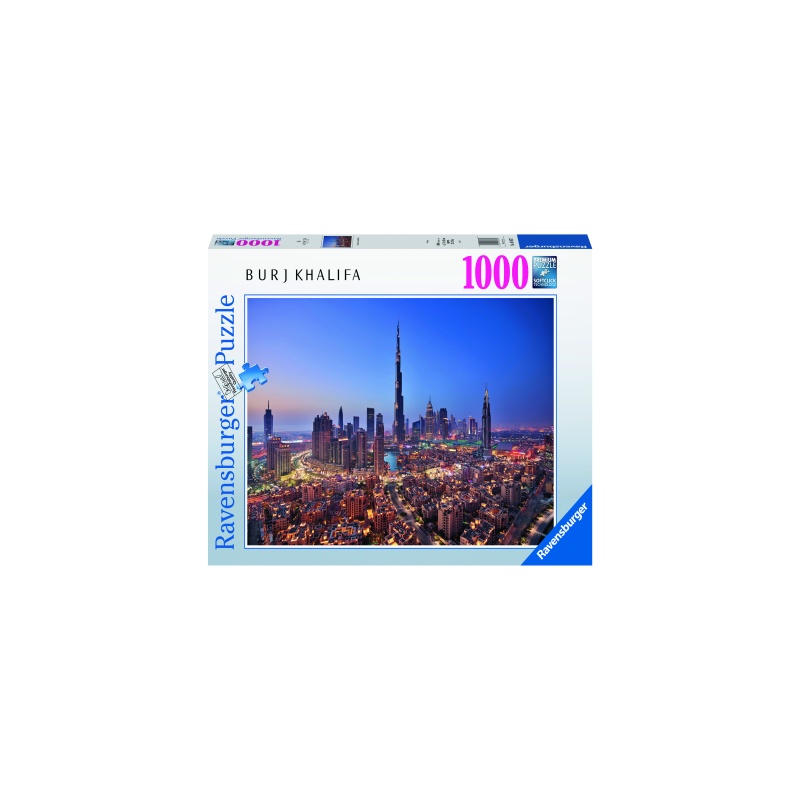 Puzzle copii si adulti burj khalifa 1000 piese ravensburger