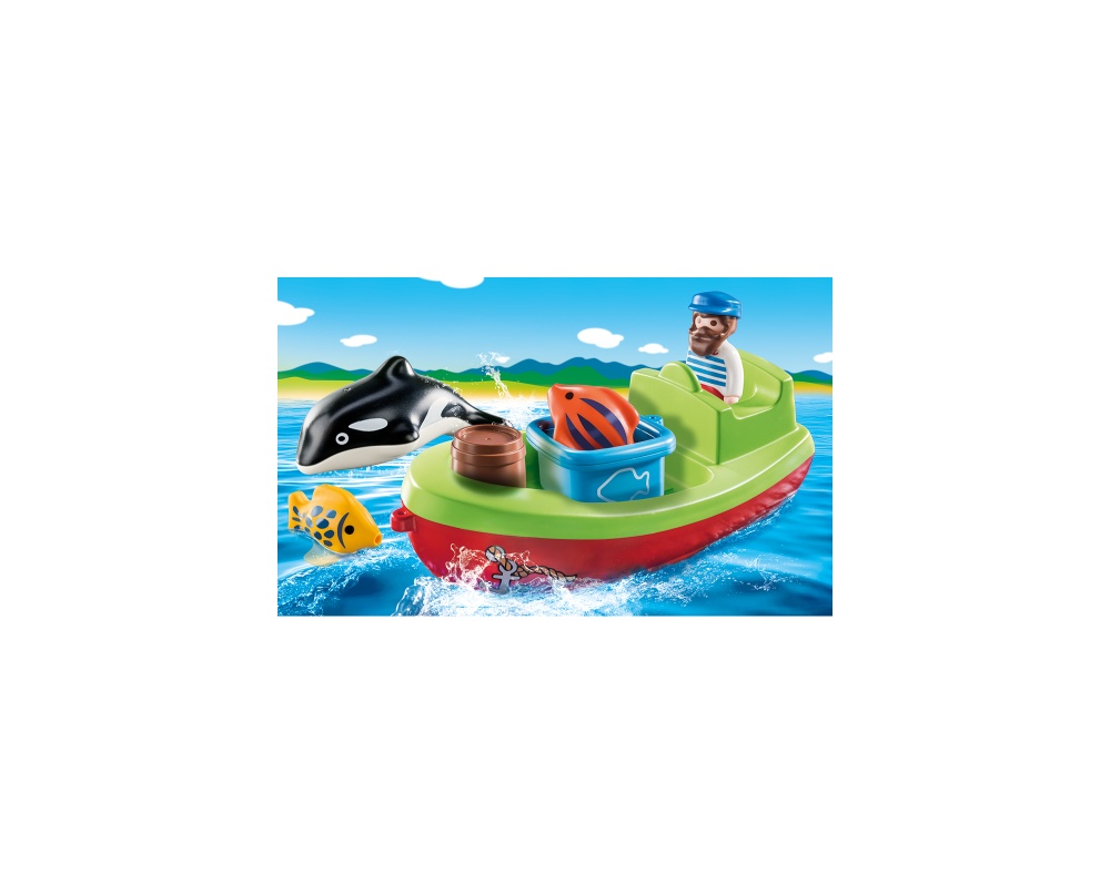 Pescar cu barca playmobil 1.2.3 - 1