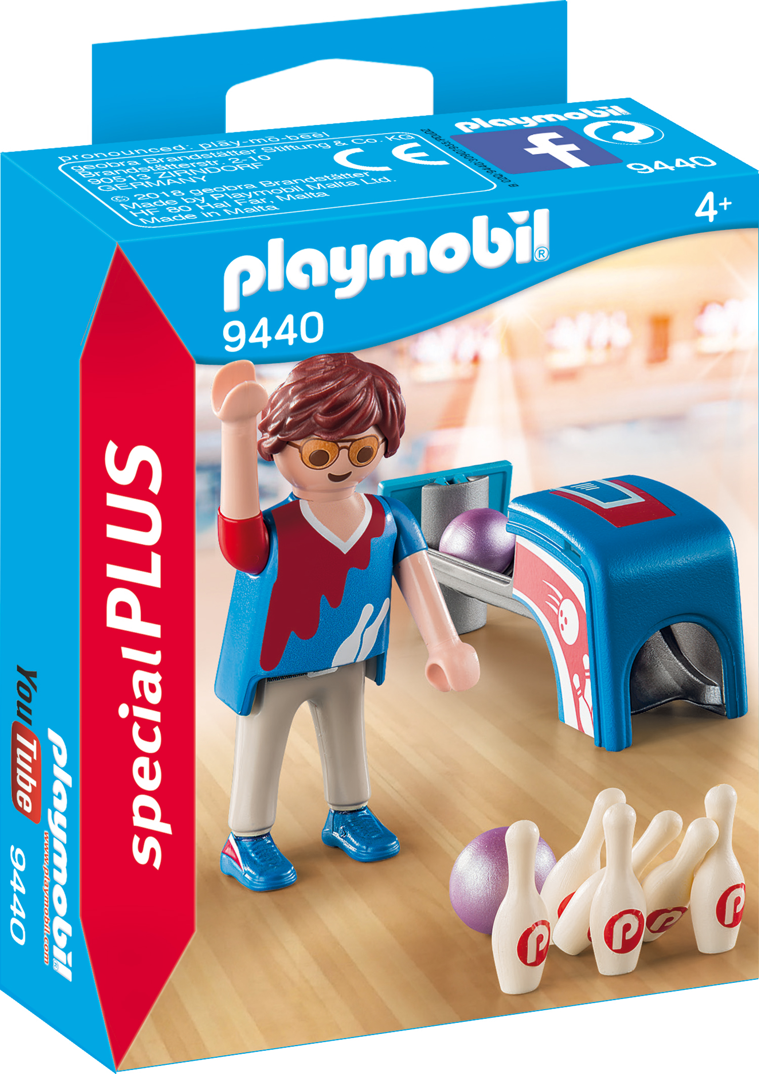 Figurina jucand bowling playmobil
