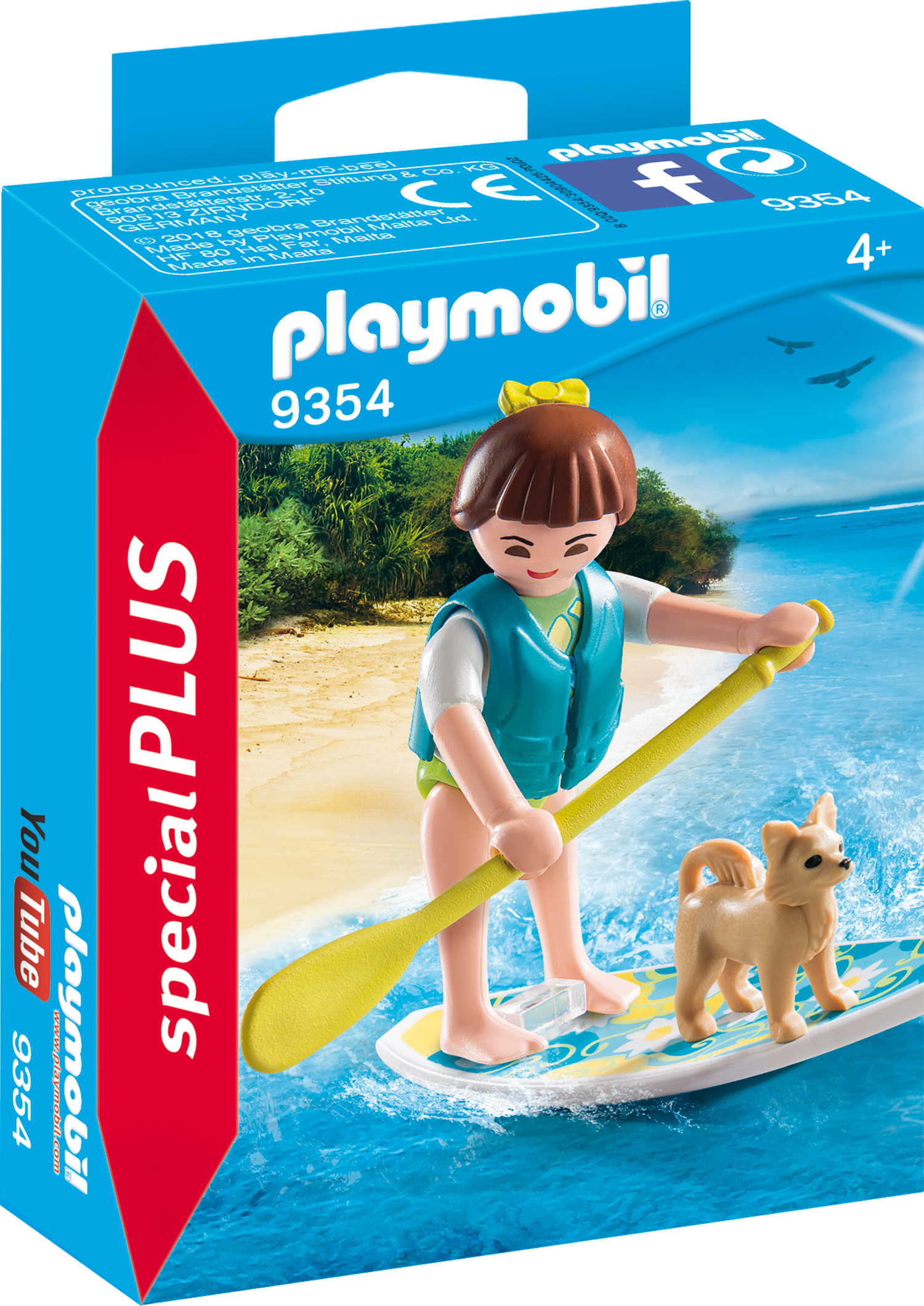 Figurina surfer si catel playmobil