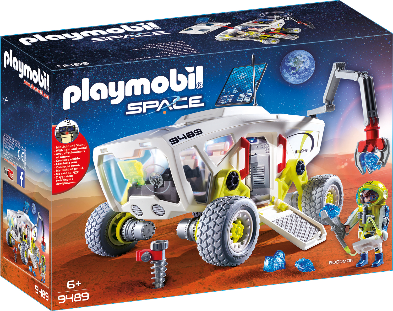 Vehicul de cercetare playmobil space