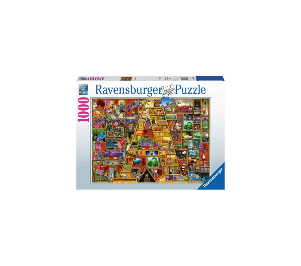 Puzzle copii si adulti alfabet 1000 piese ravensburger