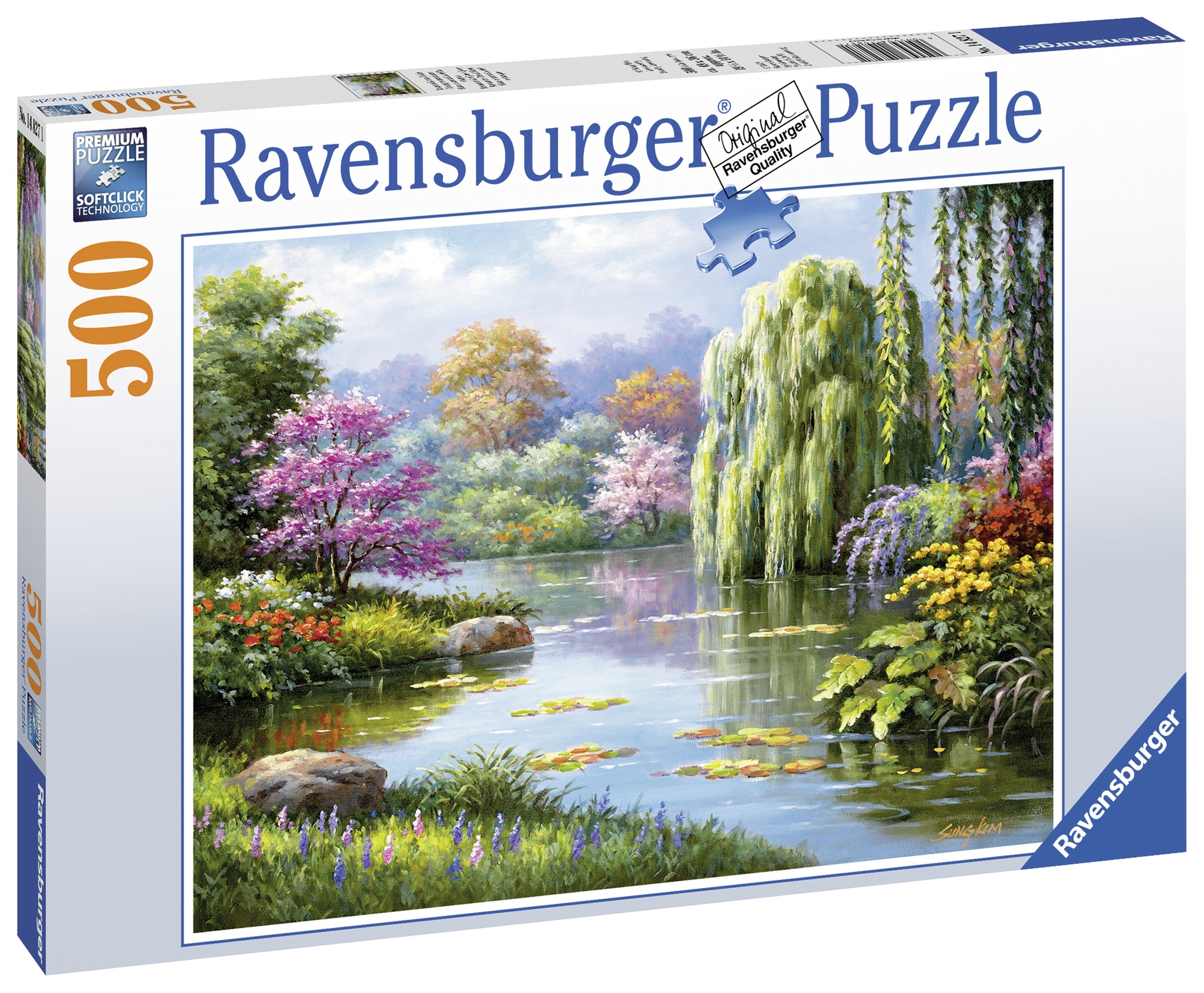 Puzzle privelistea lacului 500 piese ravensburger