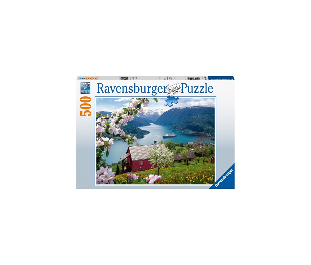 Puzzle peisaj montan 500 piese ravensburger