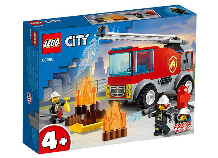 Masina de pompieri cu scara lego city kizo.ro imagine 2022 protejamcopilaria.ro