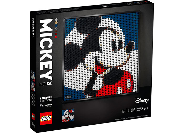 Mickey mouse lego art