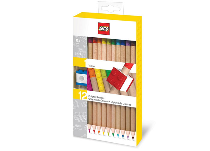 Set 12 creioane colorate lego kizo.ro imagine 2022 protejamcopilaria.ro