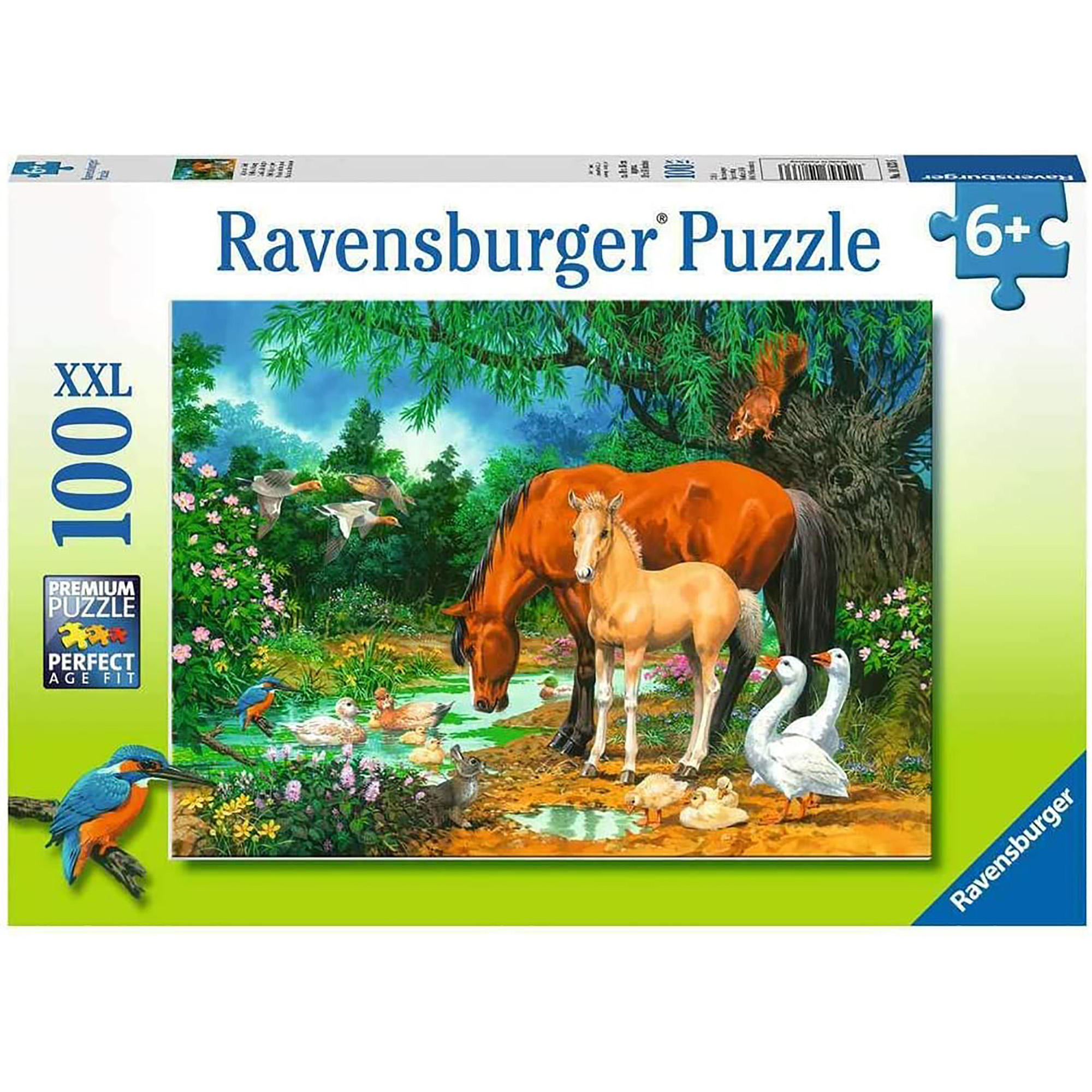Puzzle animale la iaz 100 piese ravensburger kizo.ro imagine 2022 protejamcopilaria.ro
