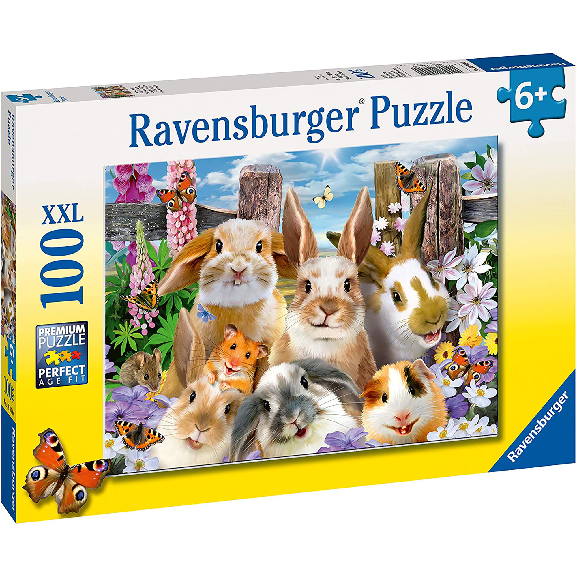 Puzzle iepurasi 100 piese ravensburger - 2