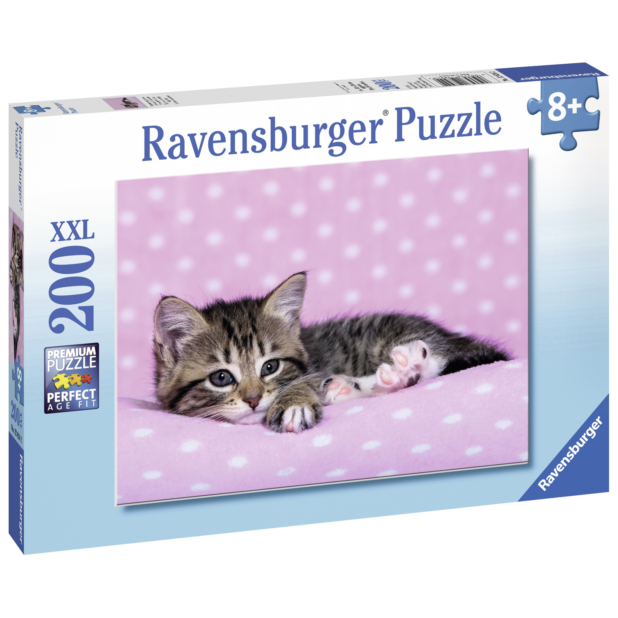 Puzzle pisicuta pe patura 200 piese ravensburger - 2