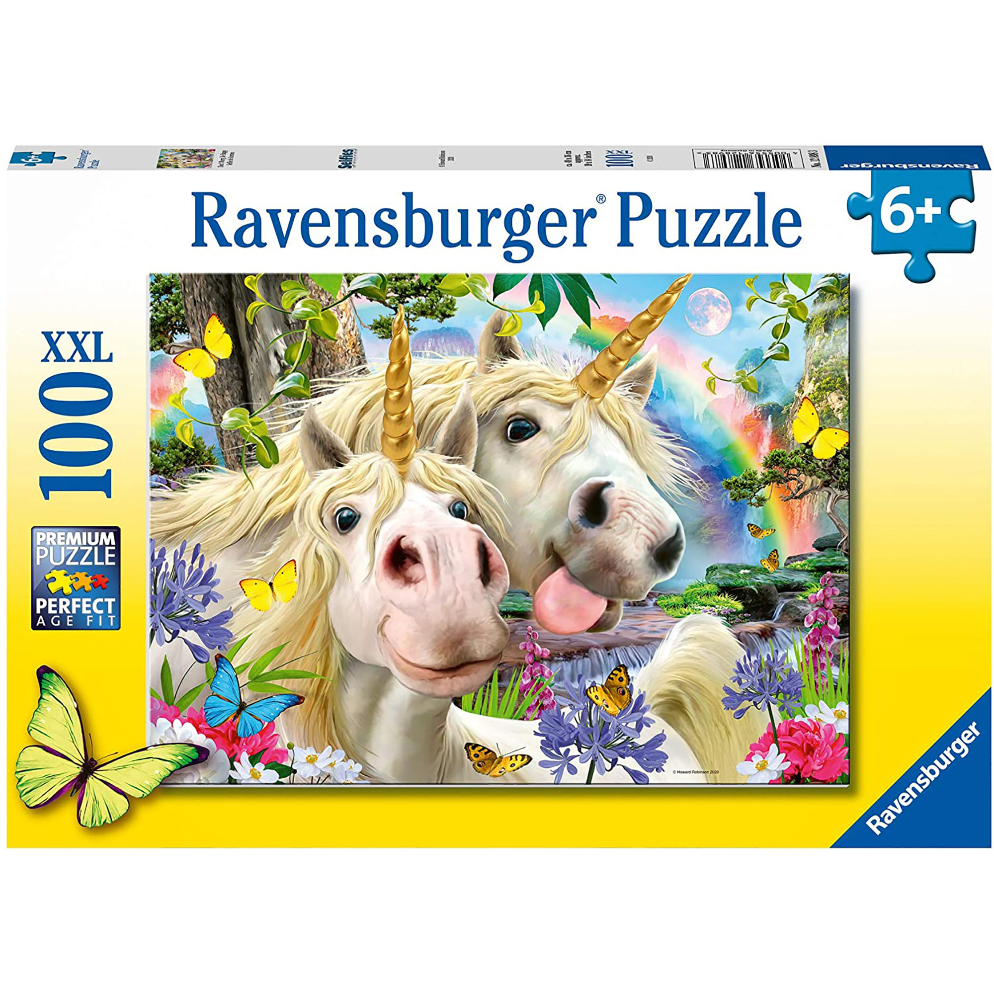 Puzzle selfie cu unicorni 100 piese ravensburger