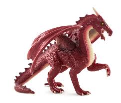 Figurina dragon rosu mojo