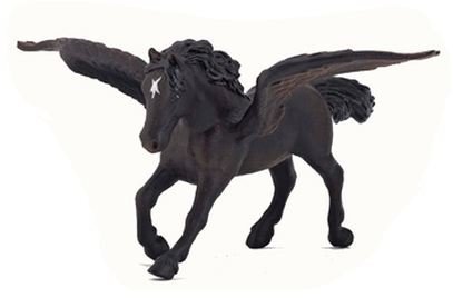 Figurina pegasus negru mojo