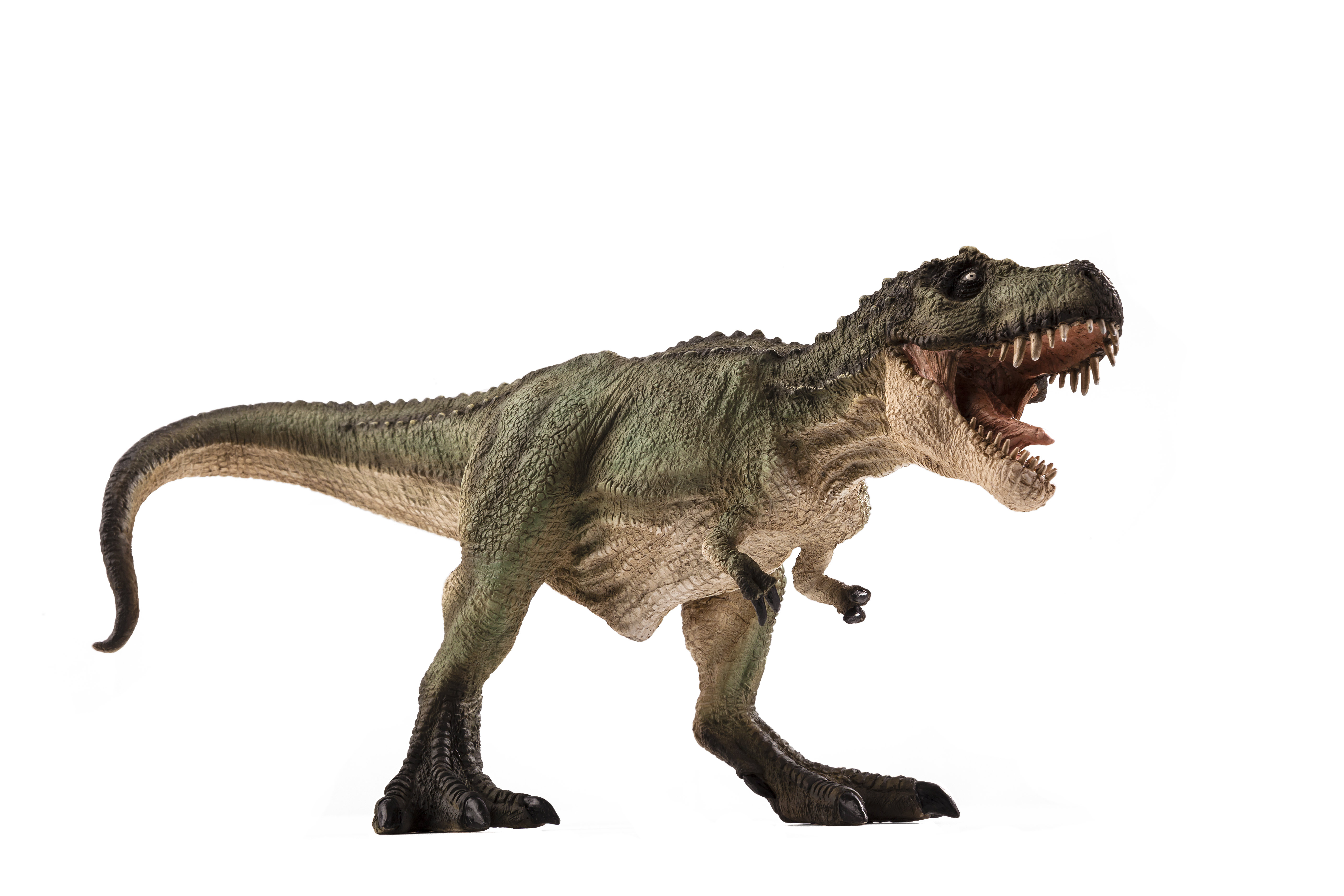 Figurina tiranozaurul rex verde mojo