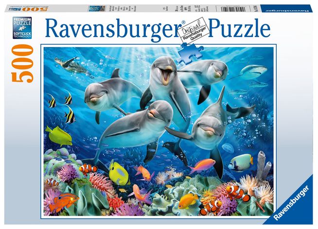 Puzzle delfini 500 piese ravensburger