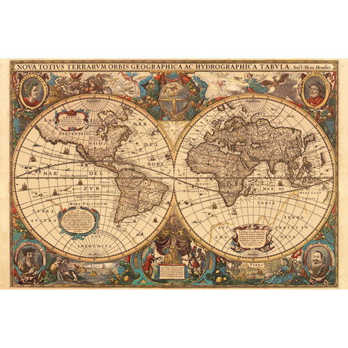 Puzzle adulti harta lumii 5000 piese ravensburger