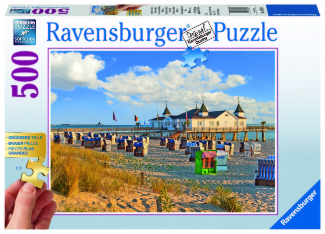 Puzzle plaja 500 piese ravensburger kizo.ro imagine 2022 protejamcopilaria.ro