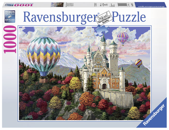 Puzzle copii si adulti neuschwanstein 1000 piese ravensburger