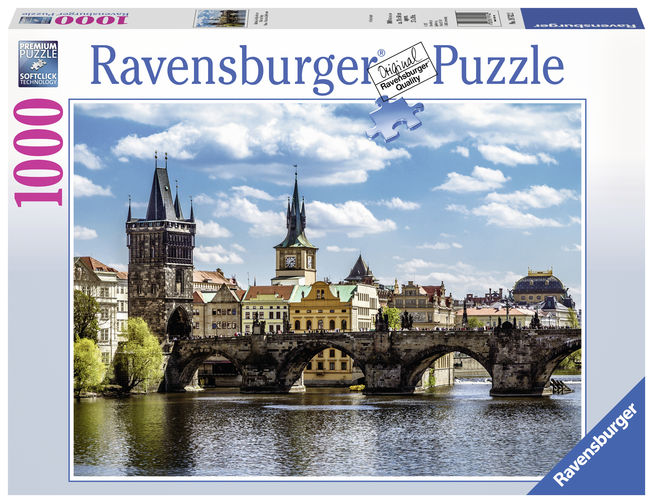 Puzzle copii si adulti podul charles 1000 piese ravensburger