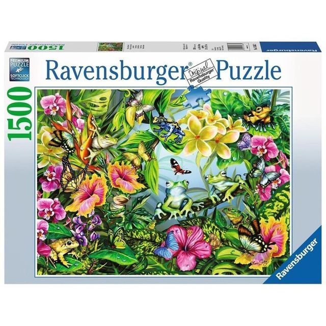 Puzzle copii si adulti broscutele 1500 piese ravensburger
